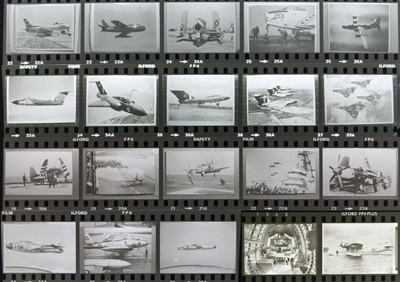 Lot 13 - Black and White 35mm Negatives. A collection of military images.