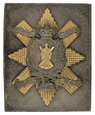 Lot 358 - Victorian Crossbelt Plate. Glasgow Highlanders 5th Volunteer Battalion Highland Light Infantry