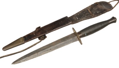 Lot 345 - Commando Knife. A WWII Third Pattern Commando Knife