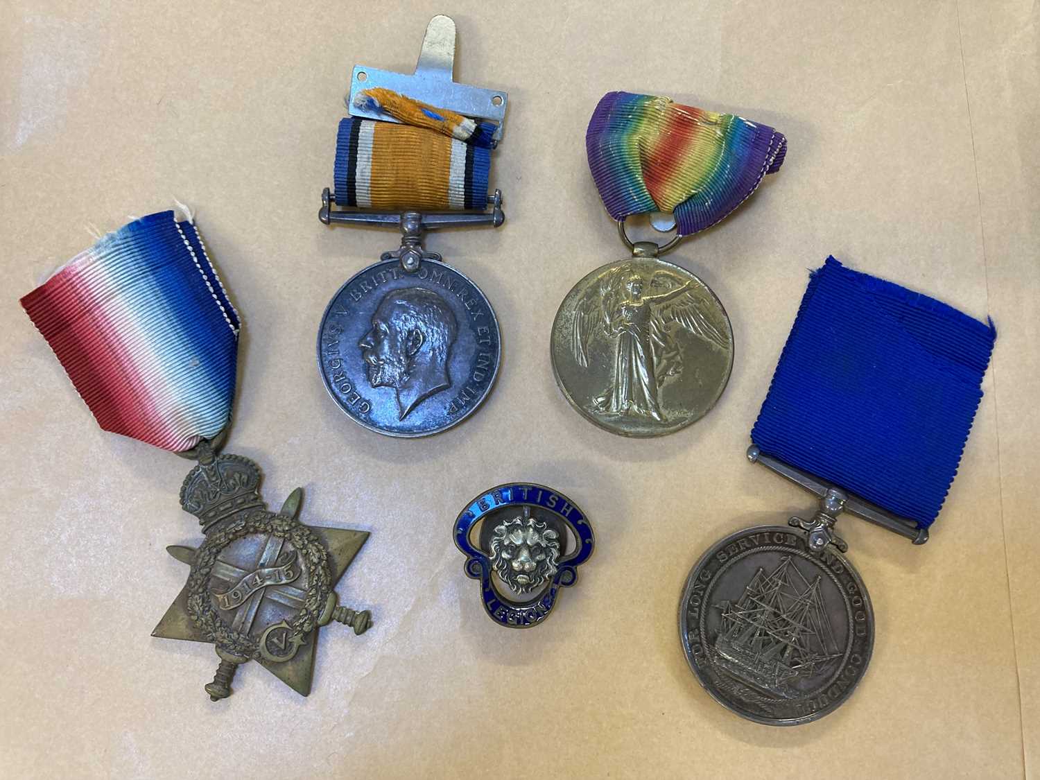 Lot 431 - WWI Medals. Various WWI medals