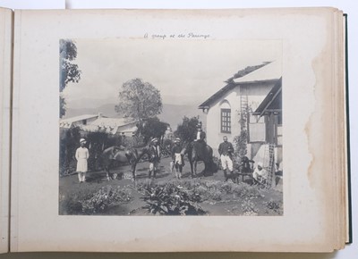 Lot 102 - India & Nepal. An album containing approx. 95 mounted photographs of India & Nepal, c. 1880s/1890s
