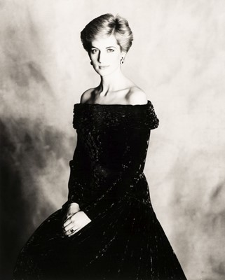 Lot 75 - Donovan (Terence, 1936-1996). Diana, Princess of Wales, 1990, vintage gelatin silver print