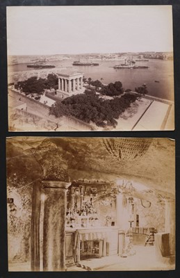 Lot 95 - Greece, Malta & Venice. A group of 42 photographs of European views and related, c. 1880s/1890s