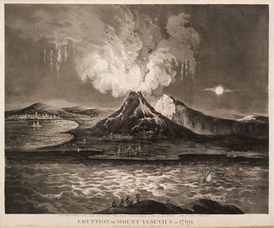 Lot 201 - Sutherland (Thomas, 1785-1838). Eruption of Mount Vesuvius, 1808