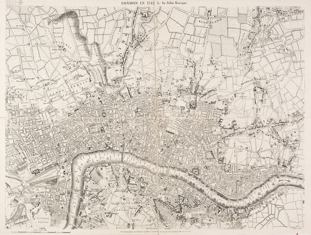 Lot 126 - London. Rocque (John), An exact survey of