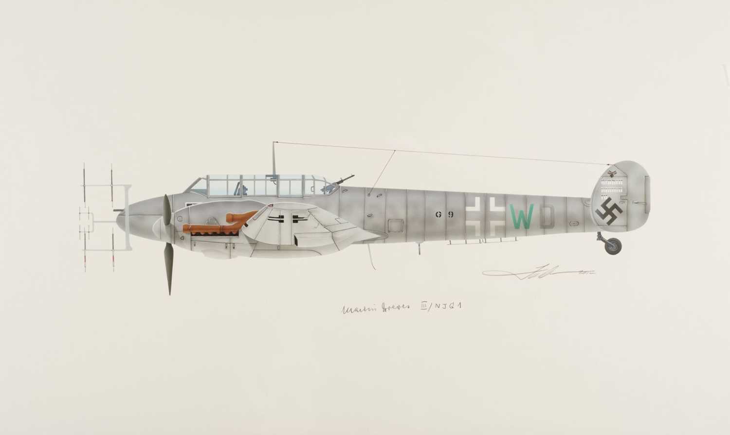 Lot 137 - Valo (John C., circa 1963). Messerschmitt Bf-110G-4..., 2002