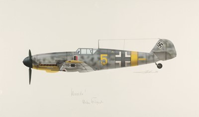 Lot 133 - Valo (John C., circa 1963).  Messerschmitt Bf-109G-5 “Yellow 5” ..., 1998