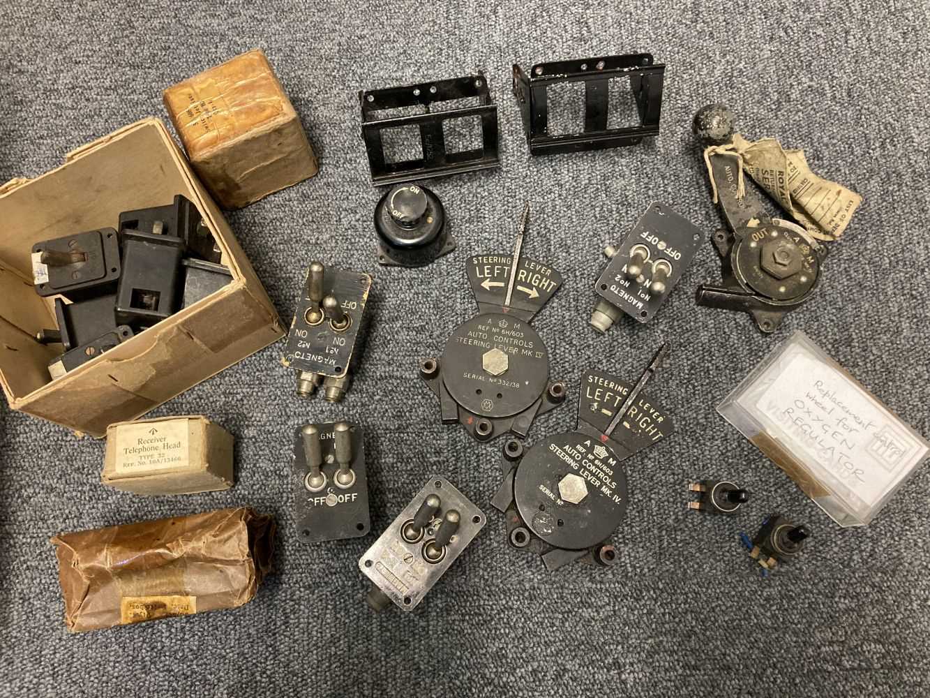 Lot 158 - RAF Instruments. A collection of WWII Air Ministry instruments