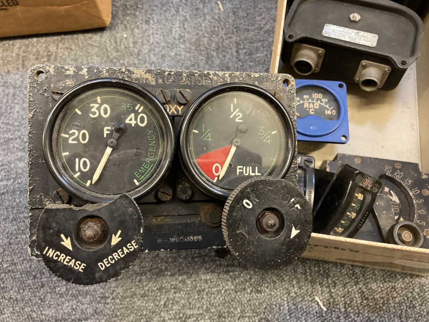 Lot 234 - RAF Instruments. A collection of WWII
