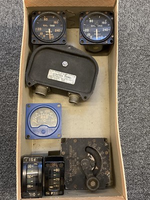 Lot 234 - RAF Instruments. A collection of WWII aircraft instruments