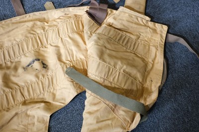 Lot 139 - Mae West. A WWII RAF 1941 pattern stole inflated life-saving waistcoat