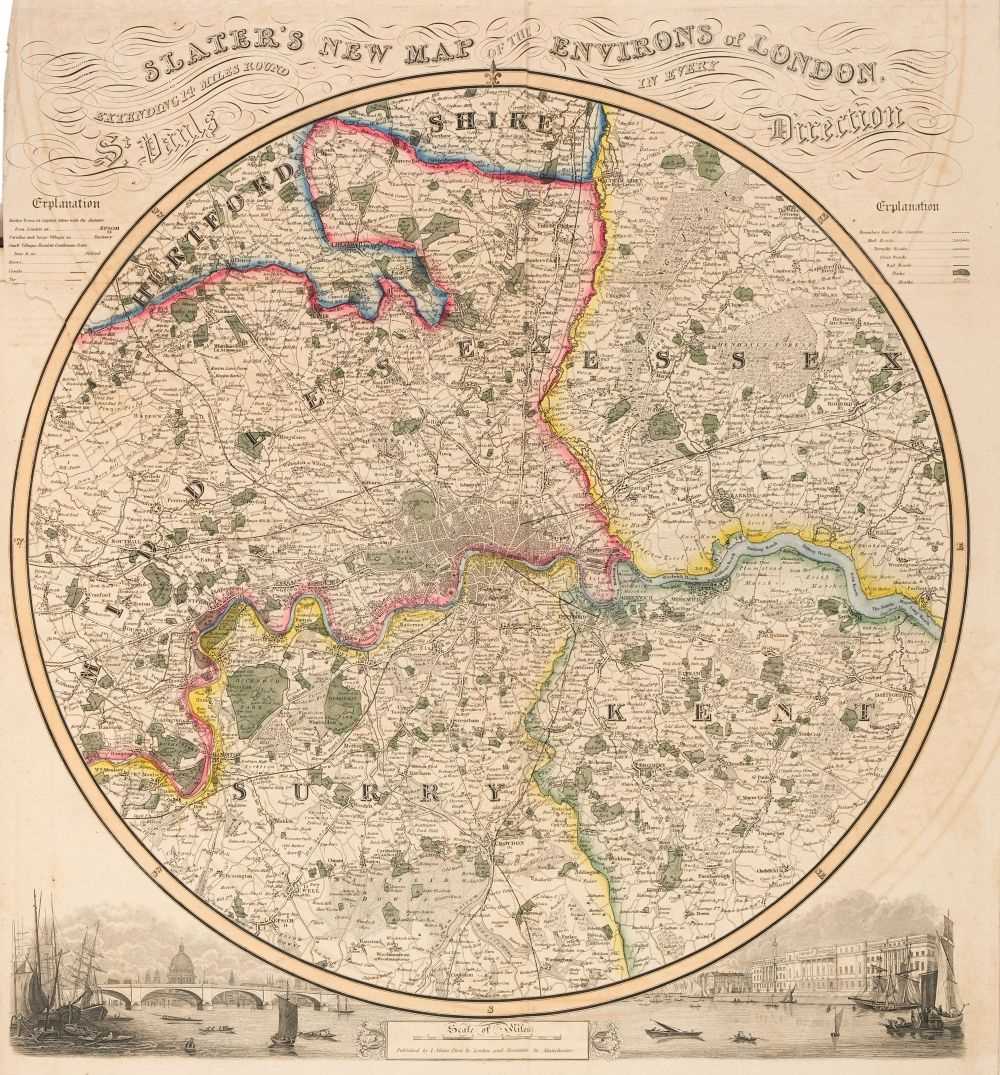 Lot 51 - Slater (Isaac, late Pigot & Slater, publisher). I. Slater's New British Atlas..., circa 1850