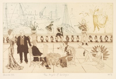 Lot 407 - Orr (Chris, 1943-). The Angelo at Boulogne from John Ruskin Series and one other, 1972, etching