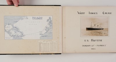 Lot 184 - West Indies. A large photograph album..., 1934