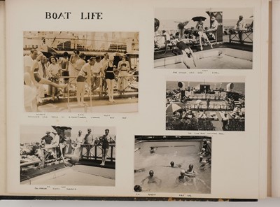 Lot 184 - West Indies. A large photograph album..., 1934