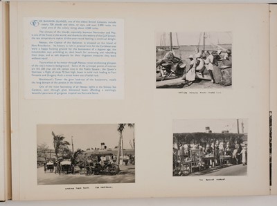 Lot 184 - West Indies. A large photograph album..., 1934