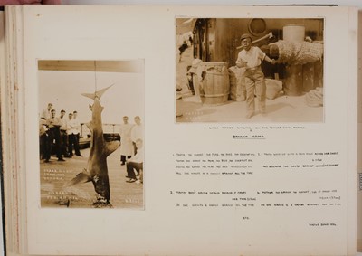 Lot 184 - West Indies. A large photograph album..., 1934