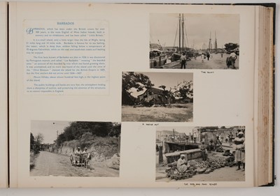 Lot 184 - West Indies. A large photograph album..., 1934