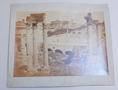 Lot 111 - Italy. A group of 23 photographs of Italy, c. 1857-1880