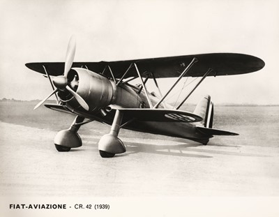 Lot 75 - Fiat-Aviazione. An album containing 21 gelatin silver print photographs of aeroplanes