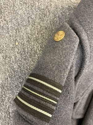 Lot 233 - RAF Greatcoats. WWII RAF greatcoats worn by a Wing Commander and Squadron Leader