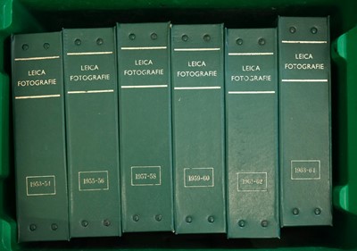 Lot 193 - Leica Magazines. Collection of Leica Fotografie photography magazines, English edition, 1953 to 1994