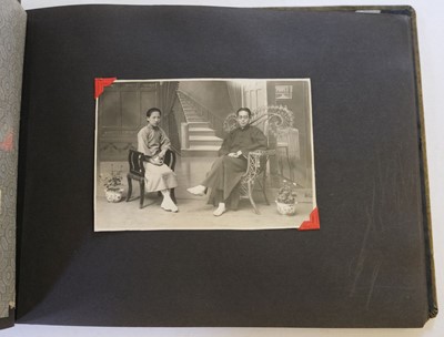 Lot 27 - China. A Chinese family photograph album, c. 1910s/1960s