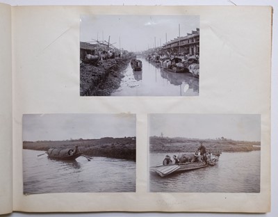 Lot 26 - China, Hong Kong & Middle East. A photograph album relating to China and the Middle East