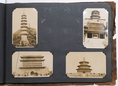 Lot 11 - British China Station. A photograph album relating to British China Station, dated 1927
