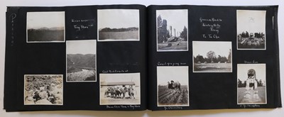 Lot 35 - China. A photograph album containing over 400 photographs of China, Japan, Korea, etc., 1920s