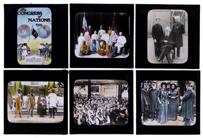 Lot 222 - The Congress of Nations and the Salvation Army. A group of 98 mostly hand-coloured photographic