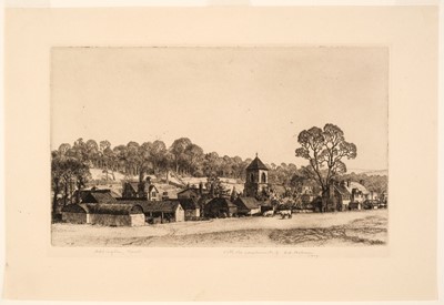 Lot 373 - Badmin (Stanley Roy, 1906-1989). Addington, Kent, 1928, etching