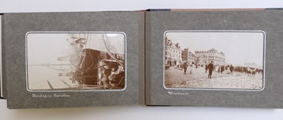 Lot 121 - Kent & Northern France. A well-presented private photograph album containing 48 window-mounted views