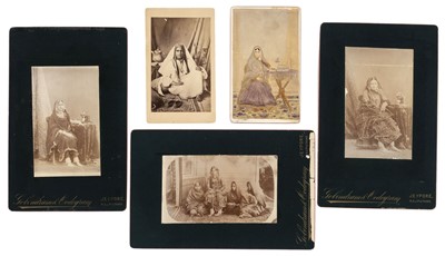 Lot 104 - India. A group of 34 cartes de visite of Indian women and girls