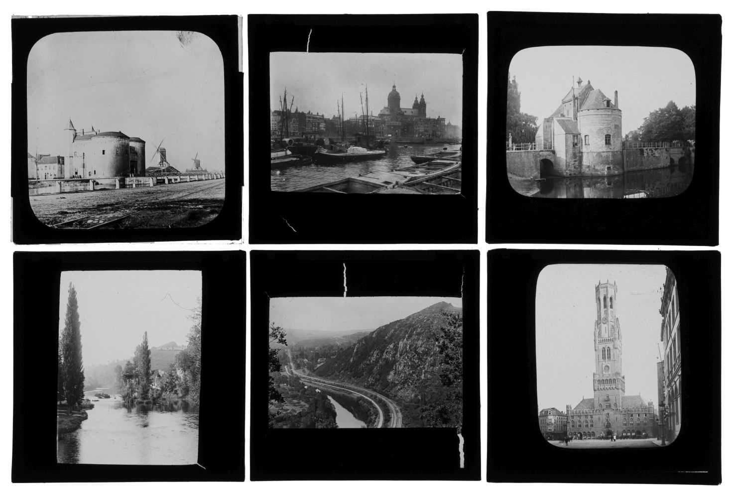 Lot 200 Magic Lantern Slides. A group of 145 mostly