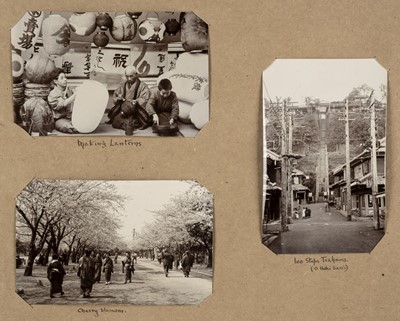 Lot 115 - Japan & Far East. A group of 66 corner-mounted photographs of Japan, c. 1912, gelatin silver prints