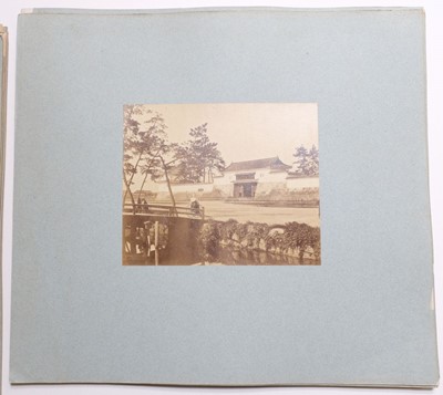 Lot 116 - Japan. A group of 19 views of Japan by Felice Beato and others, c. 1870s
