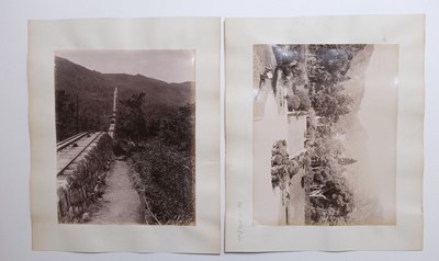 Lot 99 - Hong Kong. A group of 9 photographs of Hong Kong, c. 1870s, albumen prints