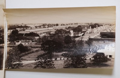 Lot 105 - India. A pair of two-part panoramas of Secunderabad, c. 1860s
