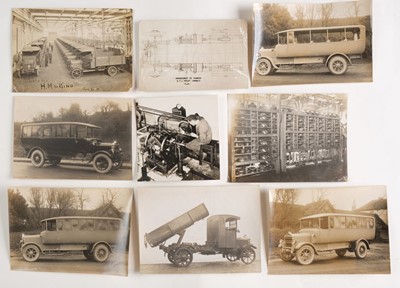 Lot 73 - Daimler Motor Company. An archive of 57 large cyanotype plans of Daimler engine and part designs