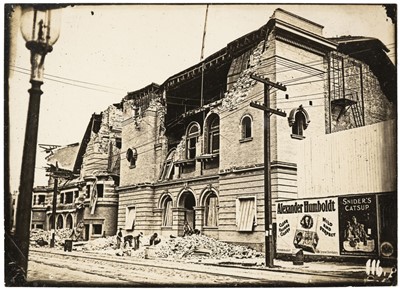 Lot 158 - San Francisco Earthquake. A group of 14 photographs of the San Francisco earthquake