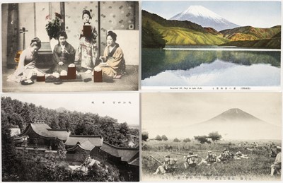Lot 228 - Postcards. A large quantity of approximately 1,600 assorted postcards of Japan, 1910-1930s