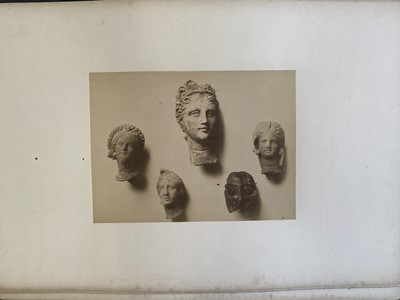 Lot 48 - Italy. Photographs of Excavations at Nemi... , a portfolio of 42 albumen prints