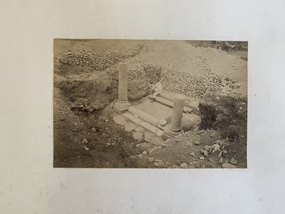 Lot 48 - Italy. Photographs of Excavations at Nemi... , a portfolio of 42 albumen prints