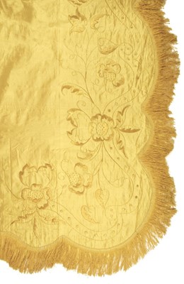 Lot 134 - Bedcover. A large and fine bedcover, European, early 20th century