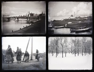 Lot 157 - Russia. A group of 45 glass plate negatives of Russia including Moscow & Tsaritsyno Palace, c. 1920