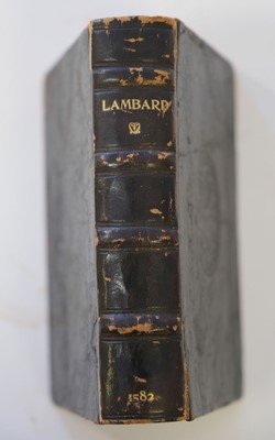 Lot 260 - Lambard (William). Eirenarcha: or of the office of the Justices of Peace, London: RA Newbery, 1582