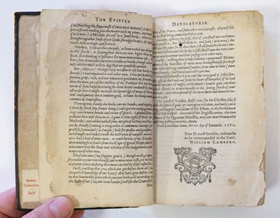 Lot 260 - Lambard (William). Eirenarcha: or of the office of the Justices of Peace, London: RA Newbery, 1582