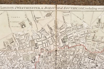 Lot 123 - London. Kitchin (Thomas), A Pocket Plan of the Cities of London & Westminster..., 1773