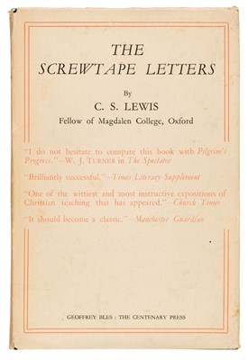 Lot 667 - Lewis (C.S.) The Screwtape Letters, December 1942 reprint